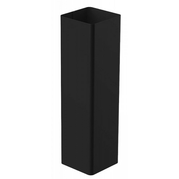 Труба (3м.) STAL2, 125/80 мм, колір Чорний, Galeco