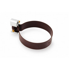 Хомут 90мм для труби STAL, 152 (130 )/90 мм, колір Темно-коричневий, Galeco