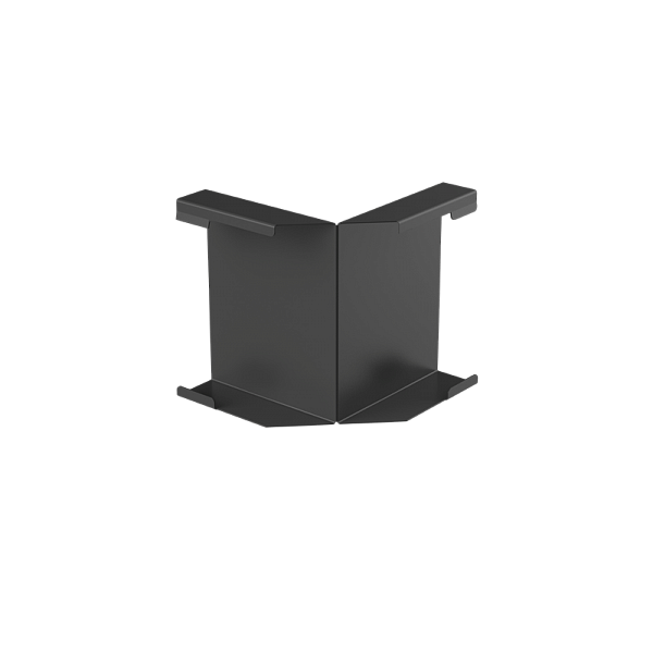 Внутрішній кут до лицьової планки STAL2, 125/80 мм, колір Графіт, Galeco