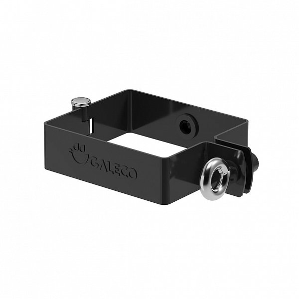 Хомут для труби до водостоку PVKh2, 135/80 мм, колір Графіт, Galeco