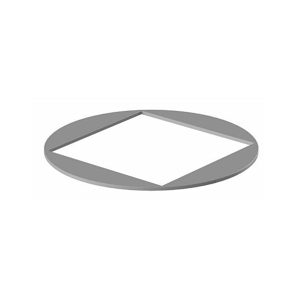 Клапан під квадратну трубу до відстійника, Galeco