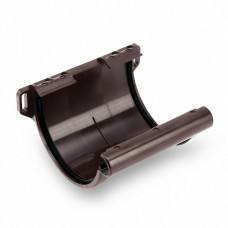 Сполучник жолоби ПВХ, 152 (130 )/100 мм, колір Темно-коричневий, Galeco