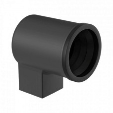 Перехідник STAL2, 125/80 мм, колір Графіт, Galeco
