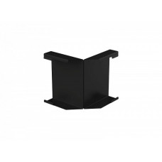 Внутрішній кут до лицьової планки STAL2, 125/80 мм, колір Чорний, Galeco