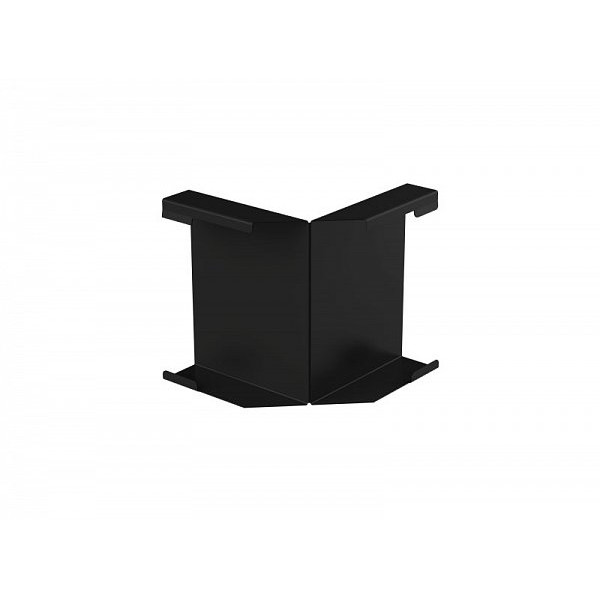 Внутрішній кут до лицьової планки STAL2, 125/80 мм, колір Чорний, Galeco