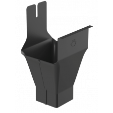 Воронка STAL2, 125/80 мм, колір Графіт, Galeco