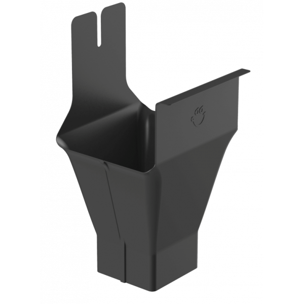 Воронка STAL2, 125/80 мм, колір Графіт, Galeco