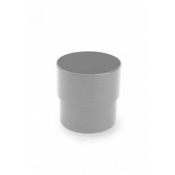 Муфта труби ПВХ, 124 (110 )/80 мм, колір Білий, Galeco