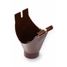 Воронка STAL, 124 (120 )/90 мм, колір Темно-коричневий, Galeco