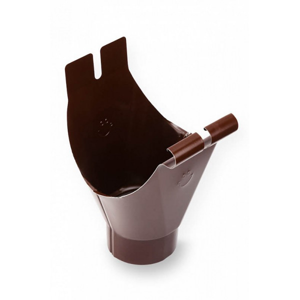 Воронка STAL, 124 (120 )/90 мм, колір Темно-коричневий, Galeco