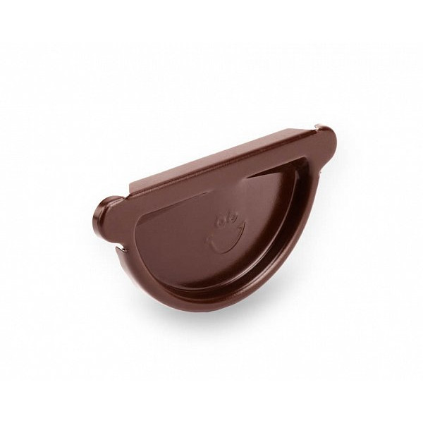 Заглушка універсальна c прокладкою 120мм STAL, 124 (120 )/90 мм, колір Темно-коричневий, Galeco