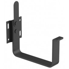 Плоский металевий кронштейн короткий STAL2, 125/80 мм, колір Графіт, Galeco