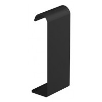 Сполучник з обличчям STAL2, 125/80 мм, колір Чорний, Galeco