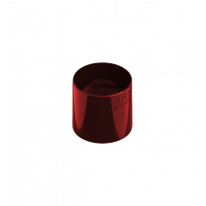 Муфта труби 80мм ПВХ, колір Червоний, Ines