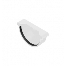 Заглушка універсальна 120мм ПВХ, колір Білий, Ines