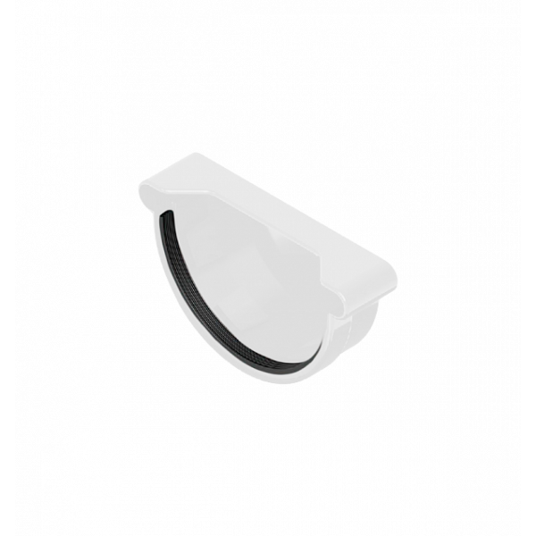 Заглушка універсальна 120мм ПВХ, колір Білий, Ines