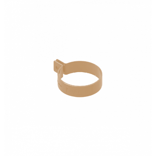 Хомут 80мм ПВХ, колір Бежевий, Ines
