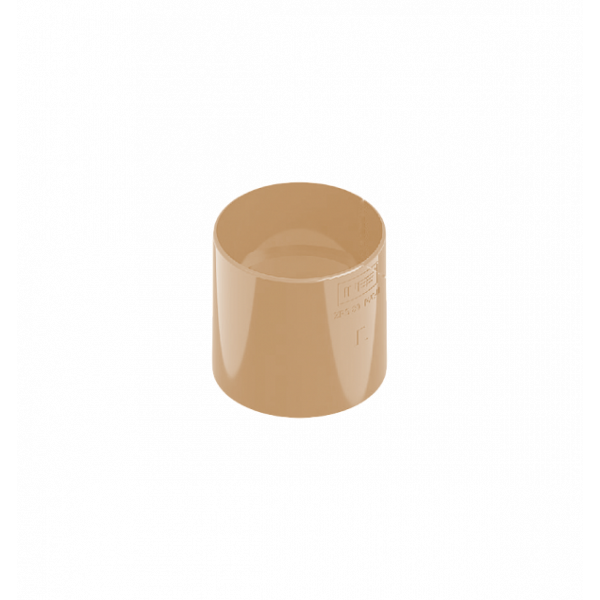Муфта труби 80мм ПВХ, колір Бежевий, Ines