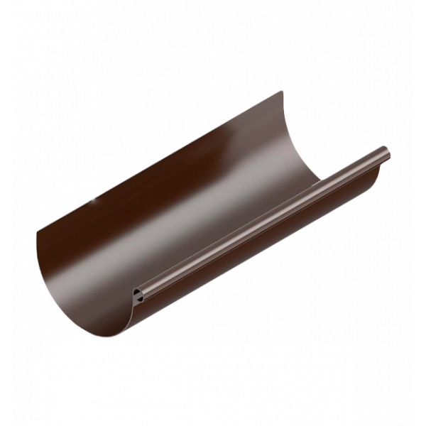 Жовоб водостічний (3 м.) 120/80 ПВХ, колір Коричневий, Ines