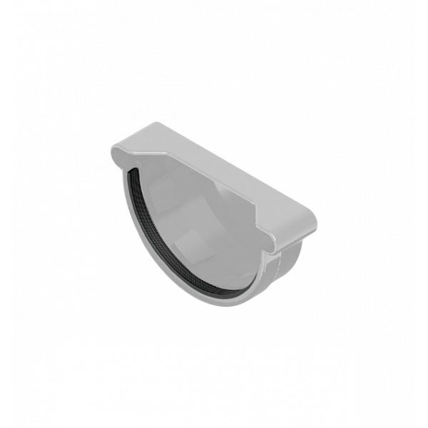 Заглушка універсальна 120мм ПВХ, колір Сірий, Ines