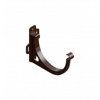 Кронштейн жолоба 120мм ПВХ, колір Коричневий, Ines