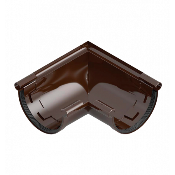 Кут універсальний 90гр ПВХ, колір Коричневий, Ines