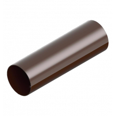 Труба водостічна (3 м.) 80мм ПВХ, колір Коричневий, Ines