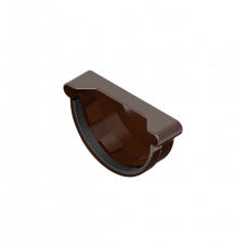 Заглушка універсальна 120мм ПВХ, колір Коричневий, Ines