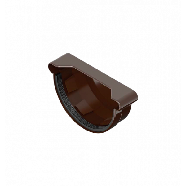 Заглушка універсальна 120мм ПВХ, колір Коричневий, Ines