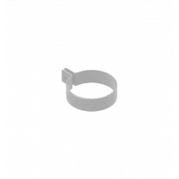 Хомут 80мм ПВХ, колір Сірий, Ines