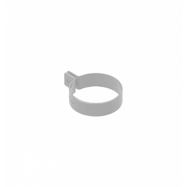Хомут 80мм ПВХ, колір Сірий, Ines