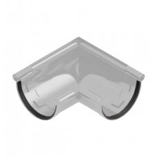 Кут універсальний 90гр ПВХ, колір Сірий, Ines