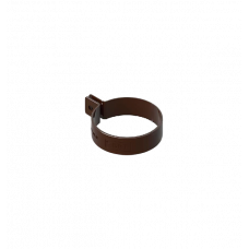 Хомут 80мм ПВХ, колір Коричневий, Ines
