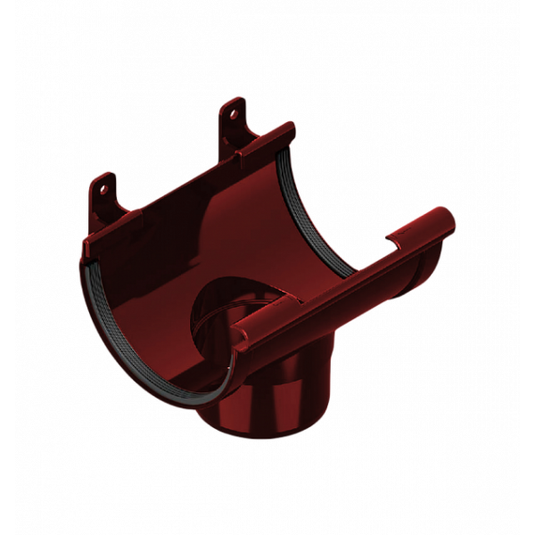 Сливна вирва 120/80мм ПВХ, колір Червоний, Ines