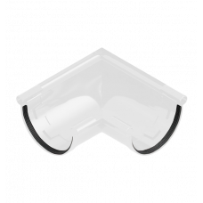 Кут універсальний 90гр ПВХ, колір Білий, Ines