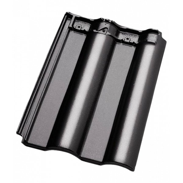 Керамічна черепиця Koramic Modce9, Благородний чорний