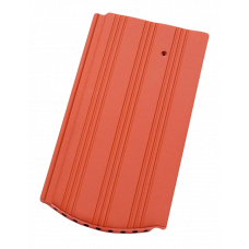 Керамічна черепиця Koramic Hohlstrangfalzziegel, натуральний червоний