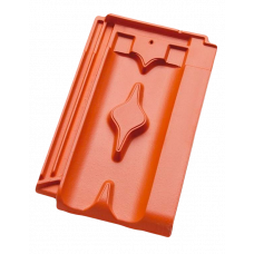 Керамічна черепиця Koramic Herzziegel, Червоний