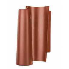 Керамічна черепиця Koramic Monch und nonnenziegel, Темно-коричневий