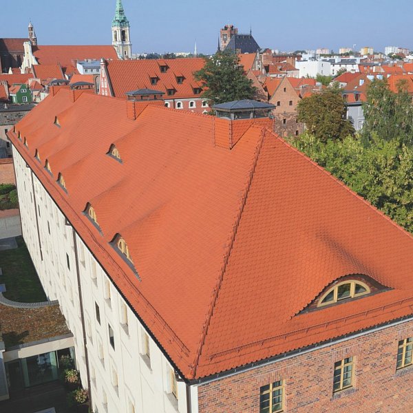 Керамічна черепиця Koramic Bibers, натуральний червоний