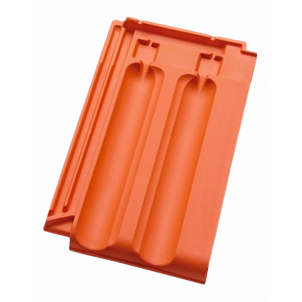 Керамічна черепиця Koramic Mondo 12, натуральний червоний