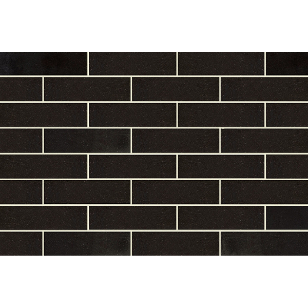Облицювальна клінкерна цегла, 236х70х76 мм, Negro Lanzarote, La Paloma ceramicas