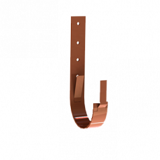 Кронштейн кріплення жолоба, алюміній, типорозмір 150, червоно-цегляний, Mazzonetto