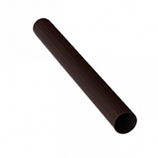 Труба водостічна, алюміній, d-100 мм, L-3 м, коричневий, Mazzonetto
