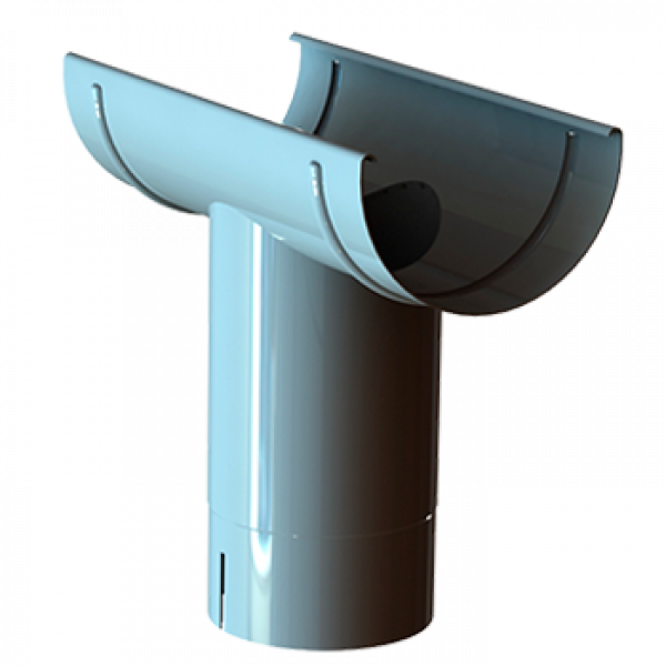 Воронка жолоба, алюміній, типорозмір 150, білий, Mazzonetto