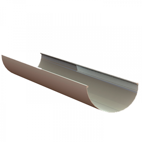 Жовоб водостічний, 3 метри, алюміній, типорозмір 150, білий, Mazzonetto