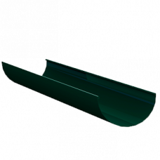 Жовоб водостічний, 3 метри, алюміній, типорозмір 120, зелений, Mazzonetto