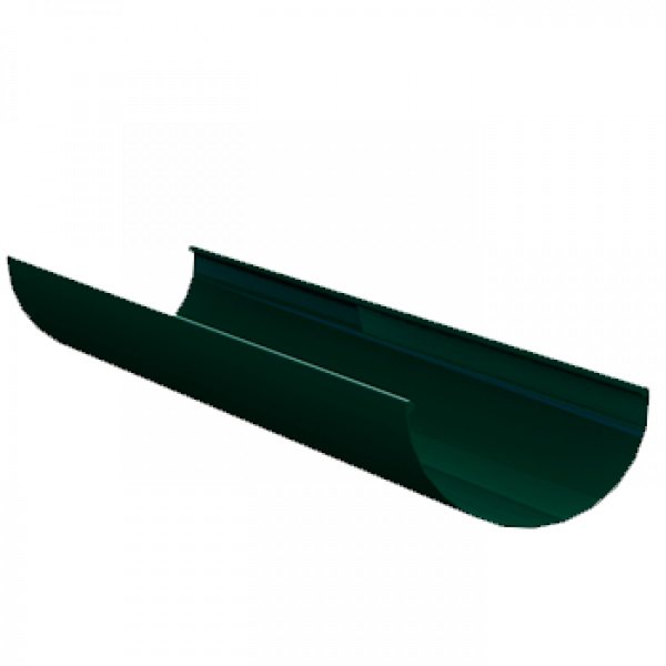 Жовоб водостічний, 3 метри, алюміній, типорозмір 120, зелений, Mazzonetto