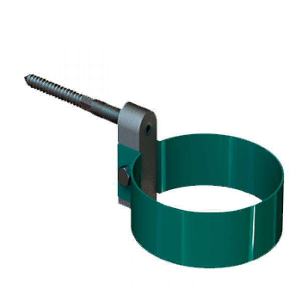 Кріплення труби (хомут), алюміній, типорозмір 100, зелений, Mazzonetto