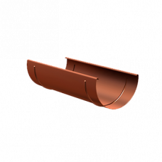 Сполучник жолоби, алюміній, типорозмір 150, червоно-цегляний, Mazzonetto